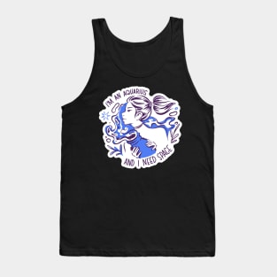 Aquarius Hand Drawn Tank Top